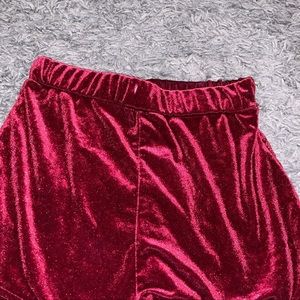 red velvet shorts
